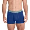 image:imageJockey Mens Underwear ActiveStretch 4 Boxer Brief  3 PackCharcoal HeatherMarina BlueGrey Dove