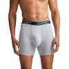 image:imageJockey Mens Underwear Chafe Proof Pouch Microfiber 6 Boxer Brief  3 PackCoveBattleship GreyGrey Dove