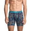image:imageJockey Mens Underwear Chafe Proof Pouch Microfiber 6 Boxer Brief  3 PackOcean SurfLight TrailsJockey Blue