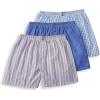 image:imageJockey Mens Underwear Classics Full Cut 5 Boxer  3 PackRed StripeBlue ChambraySky Blue Small Plaid