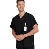image:imageJockey Unisex Scrubs Classic Unisex One Pocket Stretch Scrub TopBlack