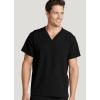 image:imageJockey Unisex Scrubs Classic Unisex One Pocket Stretch Scrub TopBlack