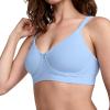 image:imageJockey Womens Bra Cooling Cotton Blend Wirefree Full Coverage Molded Cup BraBrilliant Blue