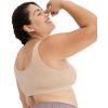 image:imageJockey Womens Bra Seamfree Back Smoothing BraletteLight Beige