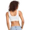 image:imageJockey Womens Bra Seamfree Back Smoothing BraletteWhite Out