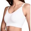 image:imageJockey Womens Bra Seamfree Back Smoothing Cami Strap BraletteWhite