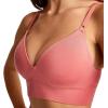 image:imageJockey Womens Bra Seamfree Smooth TShirt BraletteCoral Pink