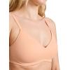 image:imageJockey Womens Bra Smooth amp Sleek Microfiber Full Coverage Wirefree TShirt BraPeach Smoothie