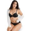 image:imageJockey Womens Bra Smooth amp Sleek Supersoft Demi Coverage Underwire TShirt BraBlack