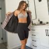 image:imageJockey Womens Bra Smooth amp Sleek Supersoft Demi Coverage Wirefree TShirt BraGrey Seed