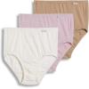 image:imageJockey Womens Underwear Elance Brief  3 PackIvoryLightPink Shadow