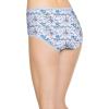 image:imageJockey Womens Underwear Organic Cotton Stretch Logo Modern Brief  3 PackInk WellDitsy Blue FloralGrey Heather