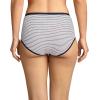 image:imageJockey Womens Underwear Organic Cotton Stretch Logo Modern Brief  3 PackJockey Stripe
