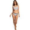 image:imageJockey Womens Underwear Organic Cotton Stretch Logo Thong  3 PackJockey Stripe