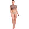 image:imageJockey Womens Underwear Seamfree Bikini  3 PackLightCoral MistLight