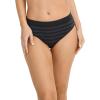 image:imageJockey Womens Underwear Seamfree HiCut  3 PackBlack StripeBlackBlack