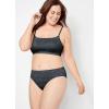 image:imageJockey Womens Underwear Smooth amp Shine Seamfree Hi CutBlack Heather