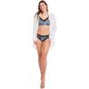 image:imageJockey Womens Underwear Soft Stretch Lace Microfiber BikiniBlack Nouveau Garden