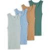 image:imageJockey Mens Undershirt 100 Cotton AShirt Tank  4 PackGolden Air