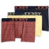 image:imageJockey Mens Underwear ActiveStretch 4 Boxer Brief  3 PackLight YellowTropical BurstTrue Navy