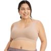 image:imageJockey Womens Bra Seamfree Back Smoothing BraletteLight Beige