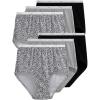 image:imageJockey Womens Underwear Classic Brief  6 PackBlack Petals