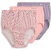 image:imageJockey Womens Underwear Elance Brief  3 PackLilac DreamsFloral WishBlushing Rose