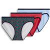 image:imageJockey Womens Underwear Organic Cotton Stretch Logo Bikini  3 PackFresh Cherries