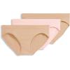 image:imageJockey Womens Underwear Seamfree Bikini  3 PackLightCoral MistLight