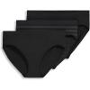 image:imageJockey Womens Underwear Seamfree HiCut  3 PackBlack StripeBlackBlack