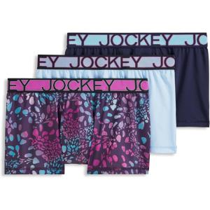 image:imageJockey Mens Underwear Active Microfiber 25 Trunk  3 PackWander Blue