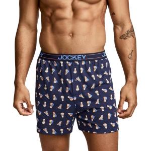 image:imageJockey Mens Underwear ActiveBlend Knit 5 BoxerShuttle Navy