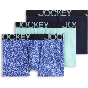 image:imageJockey Mens Underwear ActiveStretch 4 Boxer Brief  3 PackIced Teal