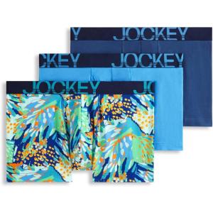 image:imageJockey Mens Underwear ActiveStretch 4 Boxer Brief  3 PackTropic Breeze