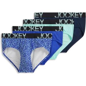 image:imageJockey Mens Underwear ActiveStretch Brief  4 PackIced Teal