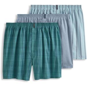 image:imageJockey Mens Underwear Classics Full Cut 5 Boxer  3 PackCove Chambray