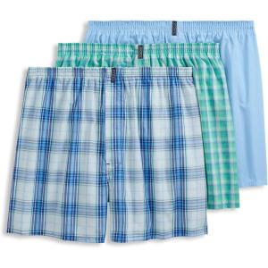 image:imageJockey Mens Underwear Classics Full Cut 5 Boxer  3 PackLily Pad Oasis
