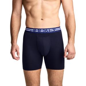 image:imageJockey Mens Underwear Mens Boxer Briefs With Pouch Sport Stability Microfiber 6 Boxer BriefJockey Blue