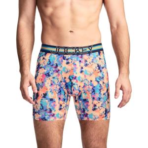 image:imageJockey Mens Underwear Mens Boxer Briefs With Pouch Sport Stability Microfiber 6 Boxer BriefSport Floral