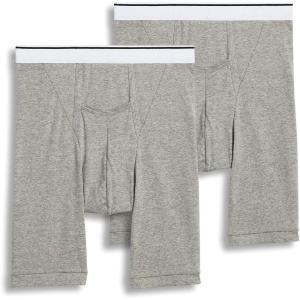 image:imageJockey Mens Underwear Pouch 10 Midway Brief  2 PackGrey Heather