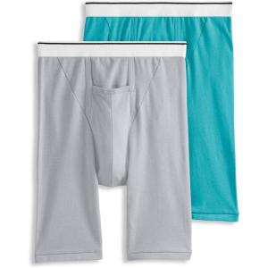 image:imageJockey Mens Underwear Pouch 10 Midway Brief  2 PackOcean Mist