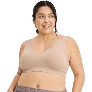 image:imageJockey Womens Bra Seamfree Back Smoothing BraletteLight Beige