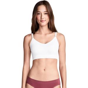 image:imageJockey Womens Bra Seamfree Back Smoothing Cami Strap BraletteWhite