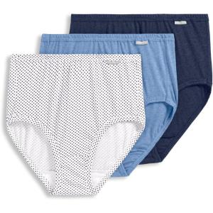image:imageJockey Womens Underwear Elance Brief  3 PackDeep Blue HeatherDeep Blue DotSea Blue Heather
