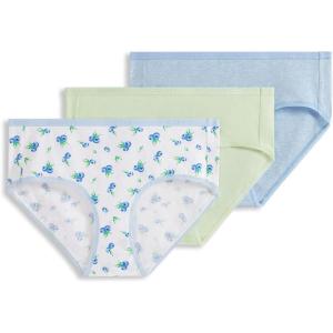 image:imageJockey Womens Underwear Organic Cotton Stretch Logo Hipster  3 PackBerry Bliss
