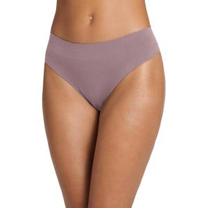 image:imageJockey Womens Underwear Seamfree Rib ThongTwilight