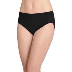 image:imageJockey Womens Underwear Smooth amp Shine Seamfree Hi CutBlack