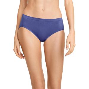 image:imageJockey Womens Underwear Smooth amp Shine Seamfree Hi CutFuture Dusk