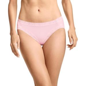 image:imageJockey Womens Underwear Soft Stretch Lace Microfiber BikiniPink Shadow