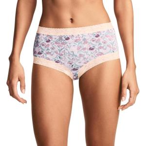 image:imageJockey Womens Underwear Soft Stretch Lace Microfiber BriefFlower Field